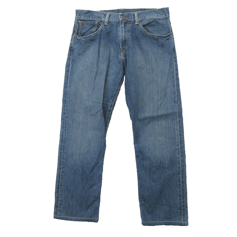 Polo Ralph Lauren Jeans Mens 30x27 Blue Denim Straight Leg Authentic Dungarees